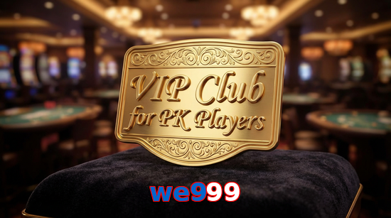 Main screen of We999 vip page for PK players
